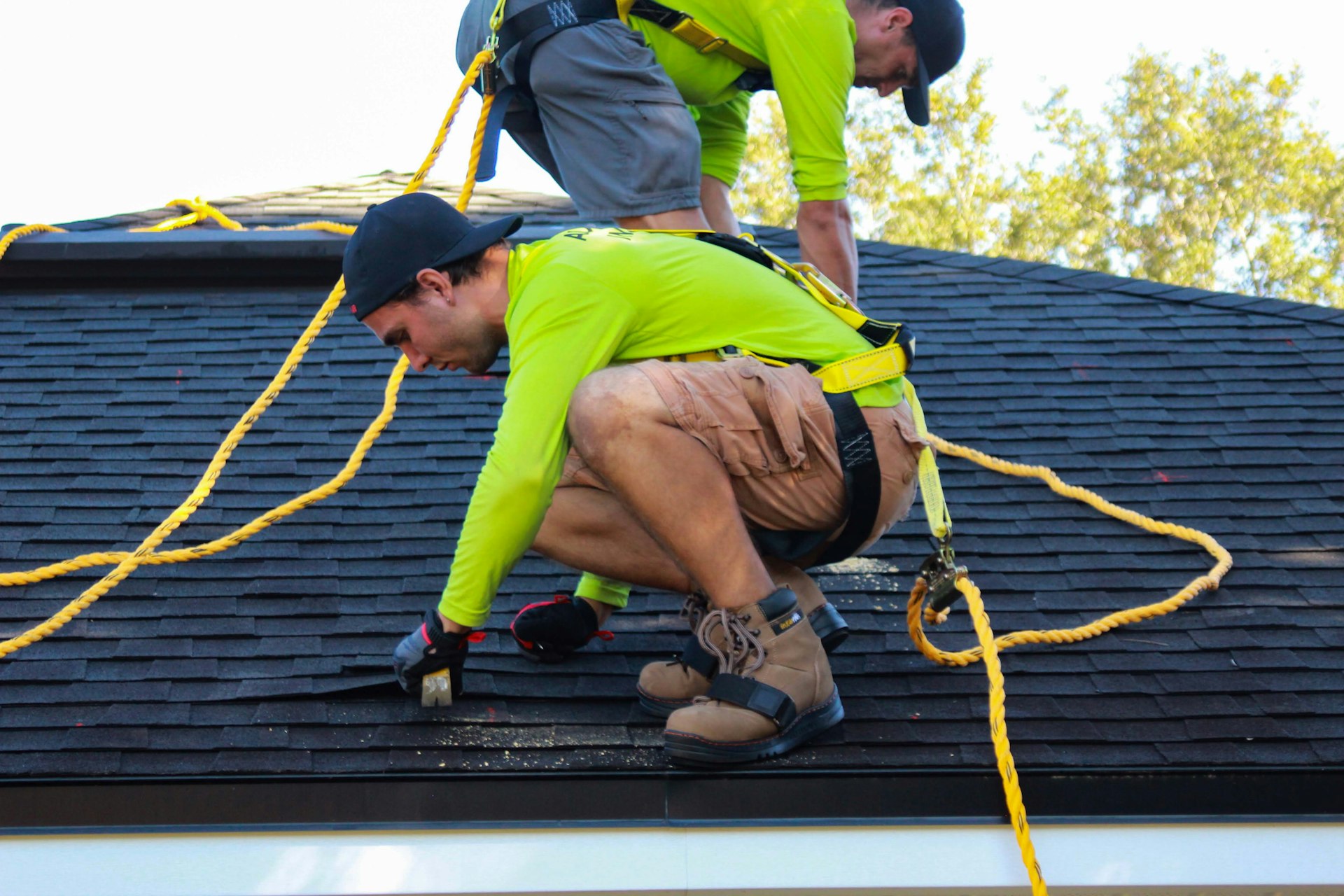 Cedar shake roof restoration on an 1885 Queen Anne in Cape May NJ historic district
